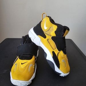 Gold and Black Hightop Nike 9C